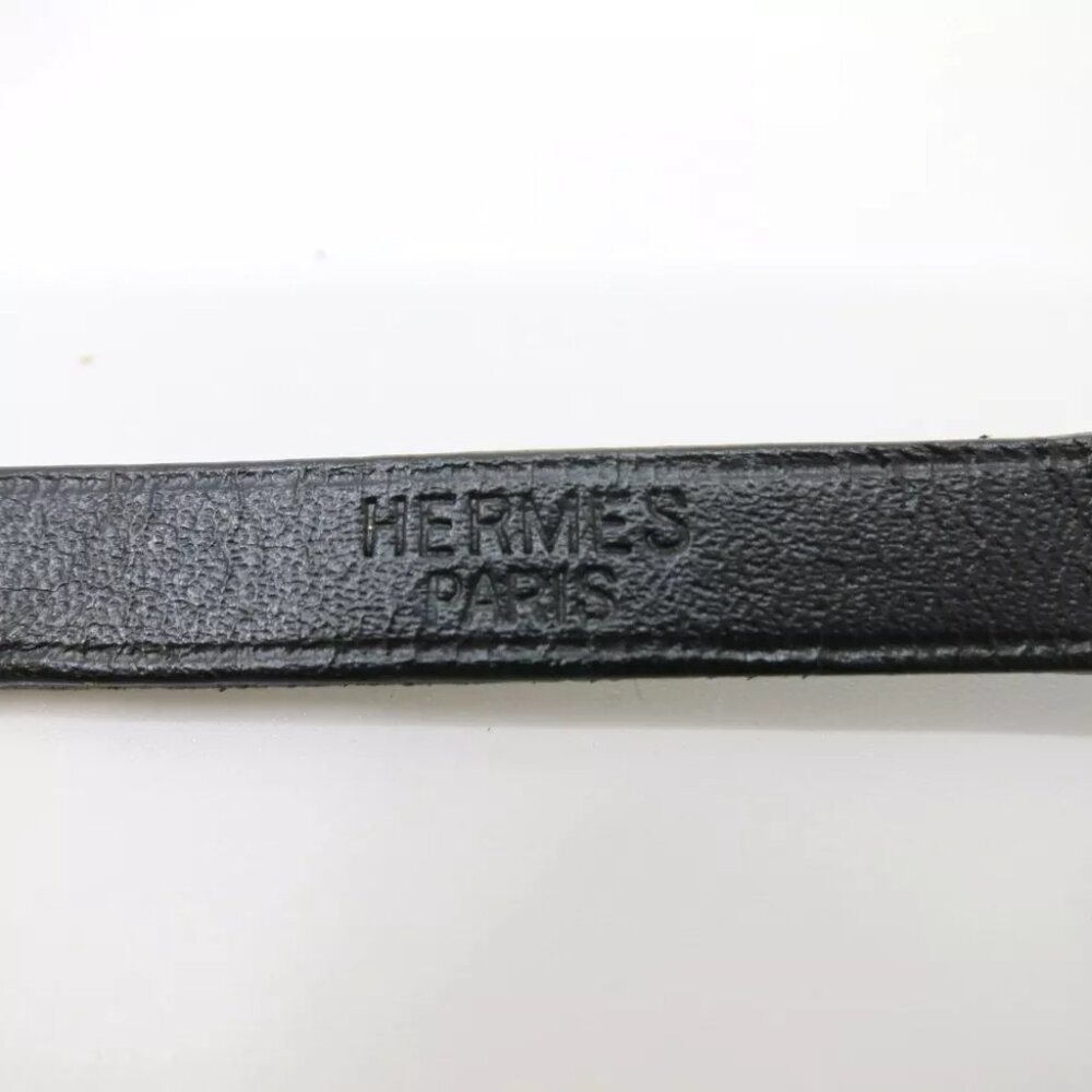 Authentic Hermes Api 3 Bracelet E In Square Black… - image 7
